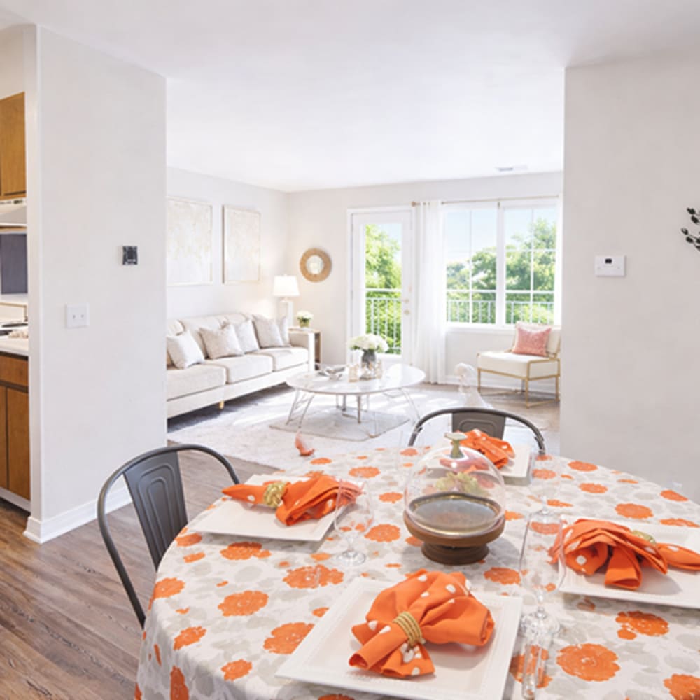 Dining room at Central Park Place in Grand Rapids, Michigan