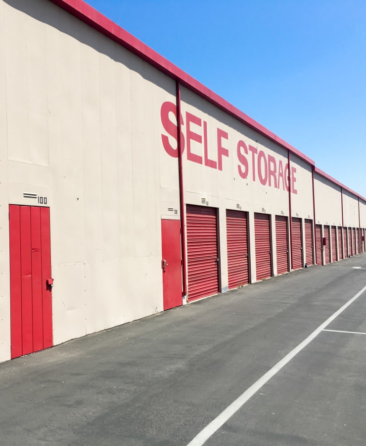 The exterior of at StorQuest Self Storage in Canoga Park, California