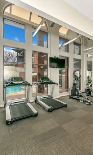 Fitness center at Pecan Ridge in Waco, Texas