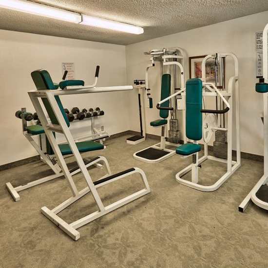 Community gym at Carondelet in Los Angeles, California