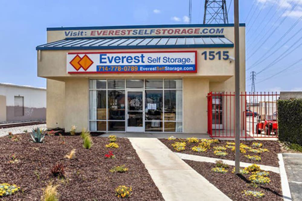 Exterior view of at Everest Self Storage - Anaheim in Anaheim, California