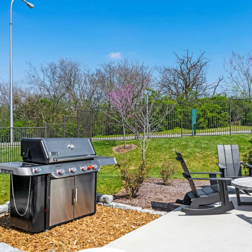 Grill station at The Warrick in Nashville, Tennessee