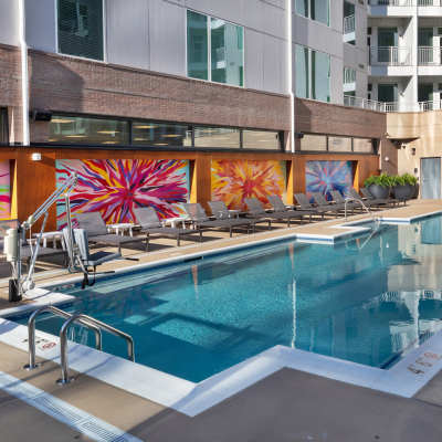 Swimming pool at The Blake, Alexandria, Virginia