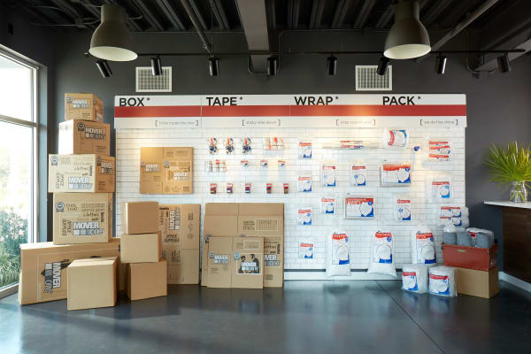 Supplies available at Spacebox Storage Crestview in Crestview, Florida.