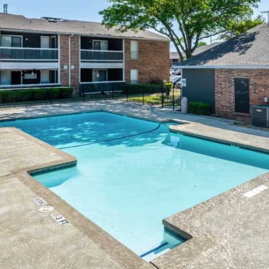 Community pool at Creekstone in Dallas, Texas