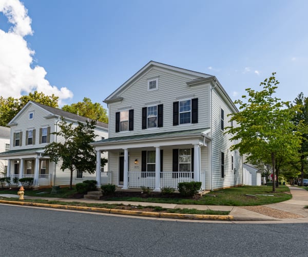Exterior of a home at McHugh Woods in Quantico, Virginia