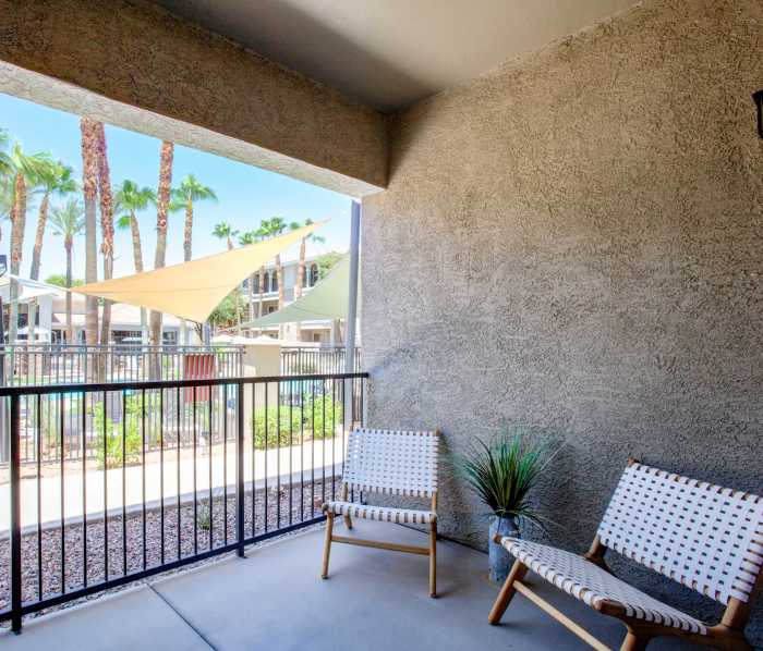 Personal Balconies with Exterior Storage at Ironhorse at Tramonto in Phoenix, Arizona