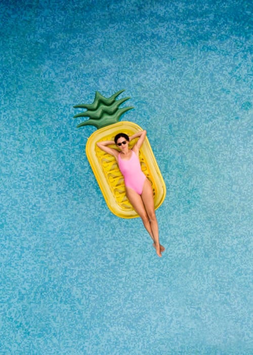 Residents enjoying the pool at City Summit Apartments in San Antonio, Texas