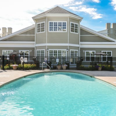 Swimming pool at Sofi Danvers in Danvers, Massachusetts