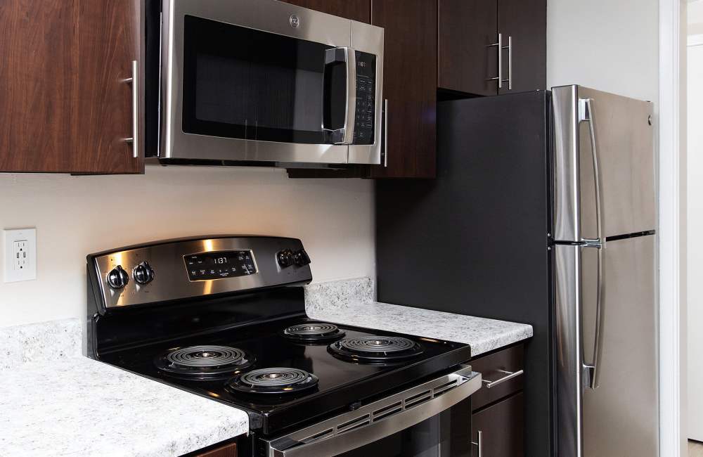 Modern appliances at Park Orchard in Hayward, California