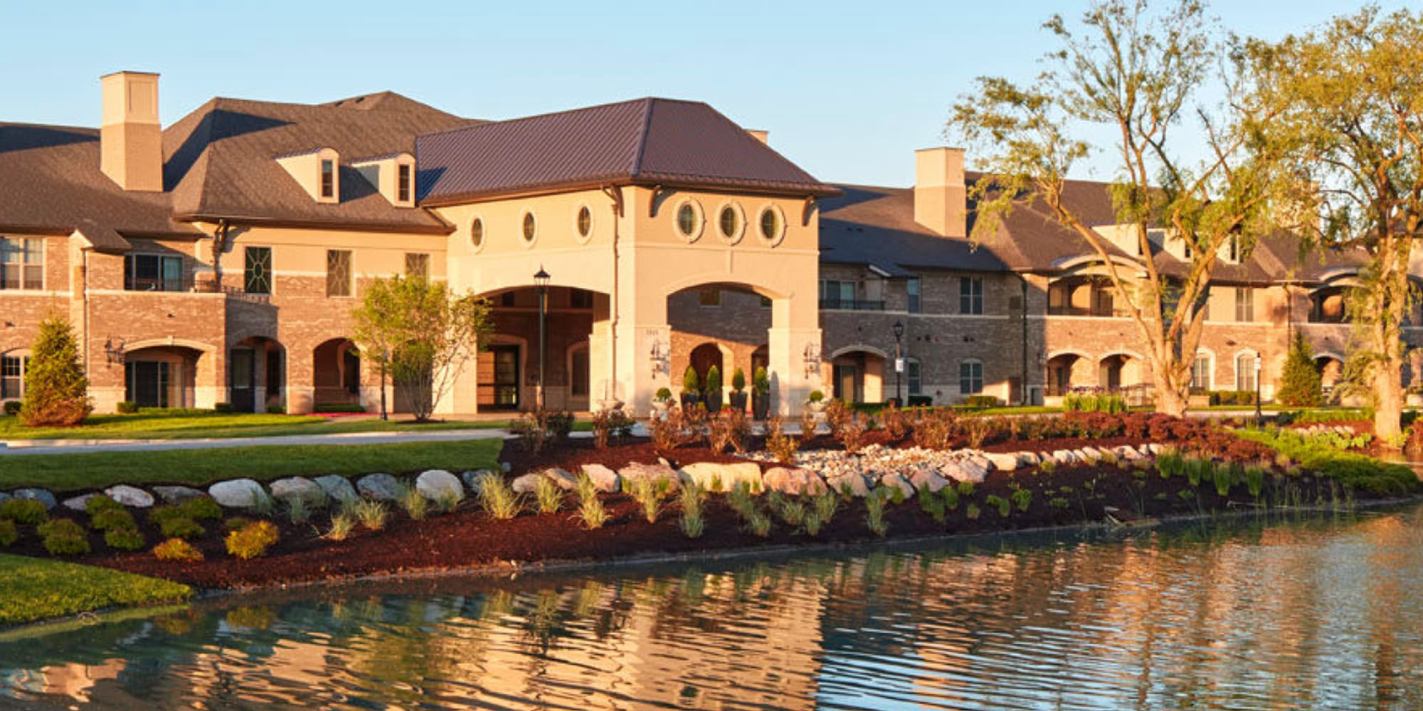 Main entrance to Blossom Ridge in Oakland Charter Township, Michigan