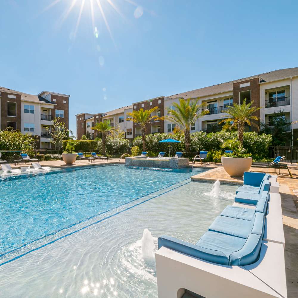 Swimming pool at NOVU New Forest in Houston, Texas