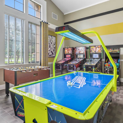 Game room at Coral Sea Cove in Port Hueneme, California