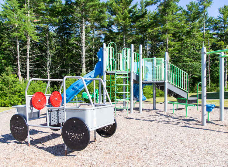 Playground at Marion Village Estates in Marion,Massachusetts