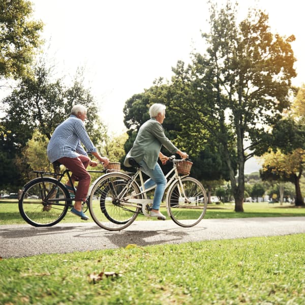 Seniors out for a bike ride near DELETED - Omega Communities in Birmingham, Alabama