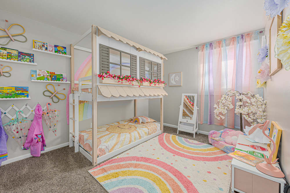 Child's bedroom at tour-ready model at Eden Of Easton in Columbus, Ohio