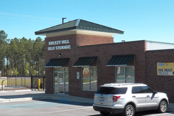 Front office at Breezy Hill Self Storage in Graniteville, South Carolina