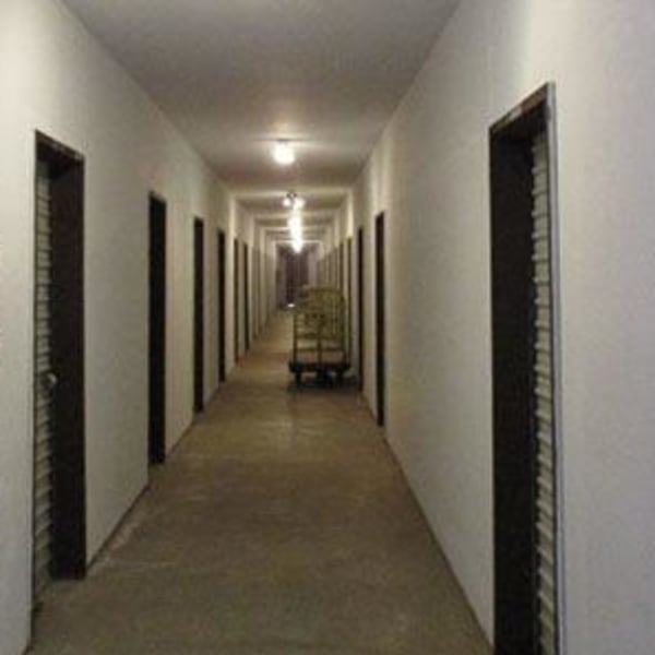 Indoor storage lockers at StorQuest Self Storage in Ripon, California