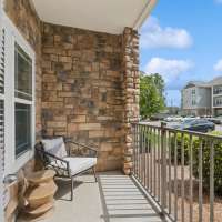 Private balcony for apartment home at Evergreen at Five Points in Valdosta, Georgia