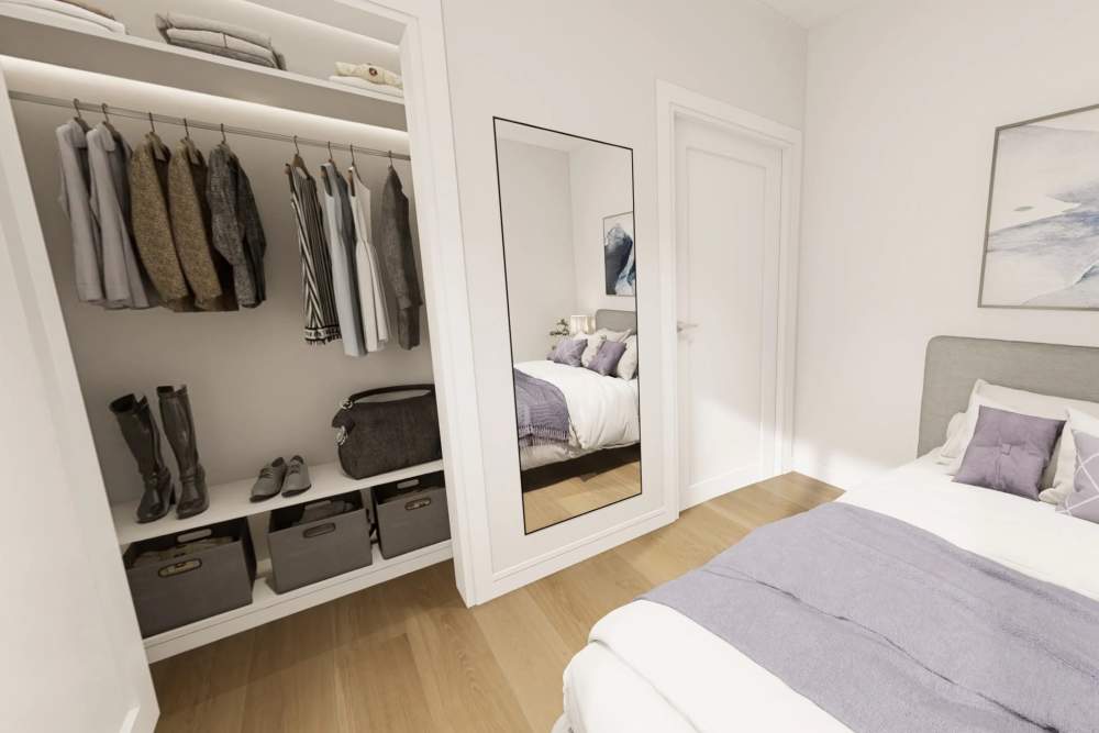 Bedroom at The Acacia in Palo Alto, California