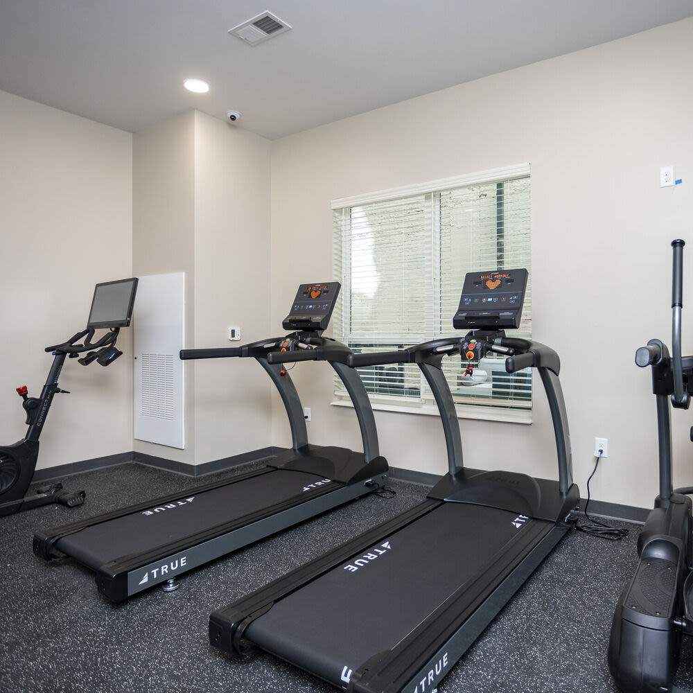 Fitness center at The Sutton in , Ohio