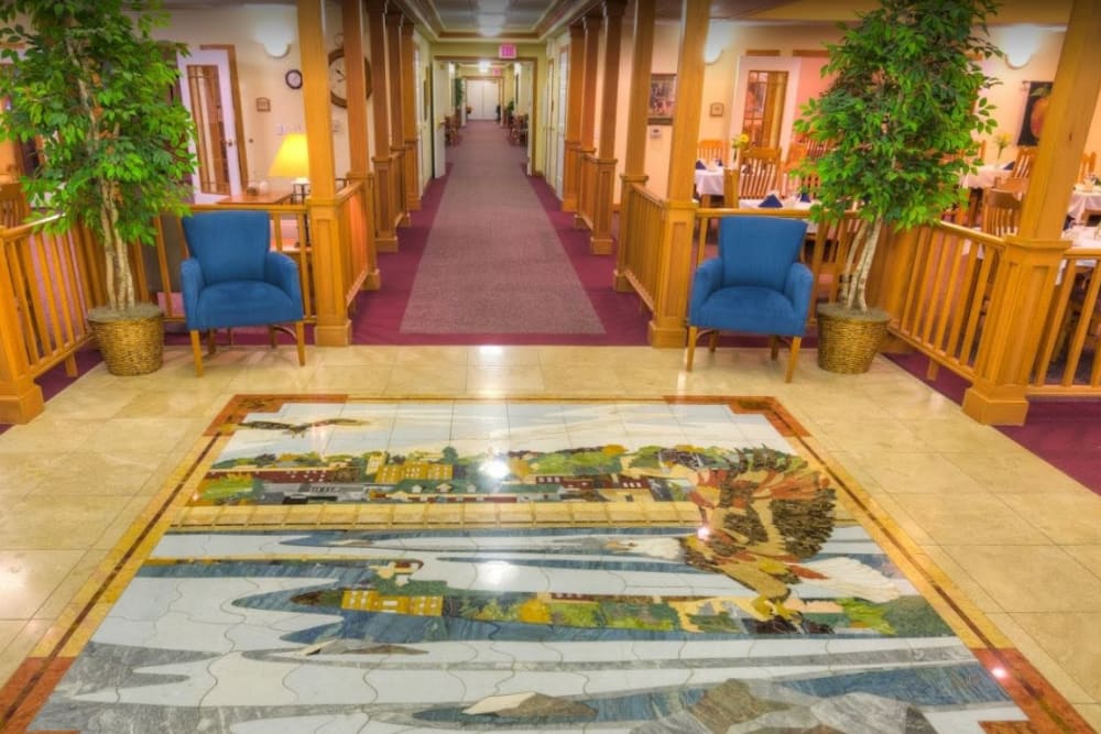 Lobby at Addington Place of Ottumwa in Ottumwa, Iowa