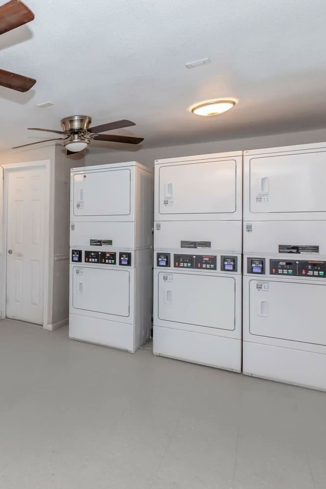 On-site laundry facility at Flats On Wakefield in San Antonio,Texas