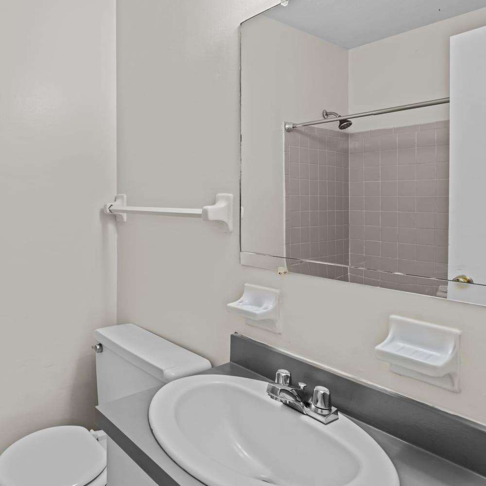 Bright bathroom at Falcon House in Fort Walton Beach,Florida