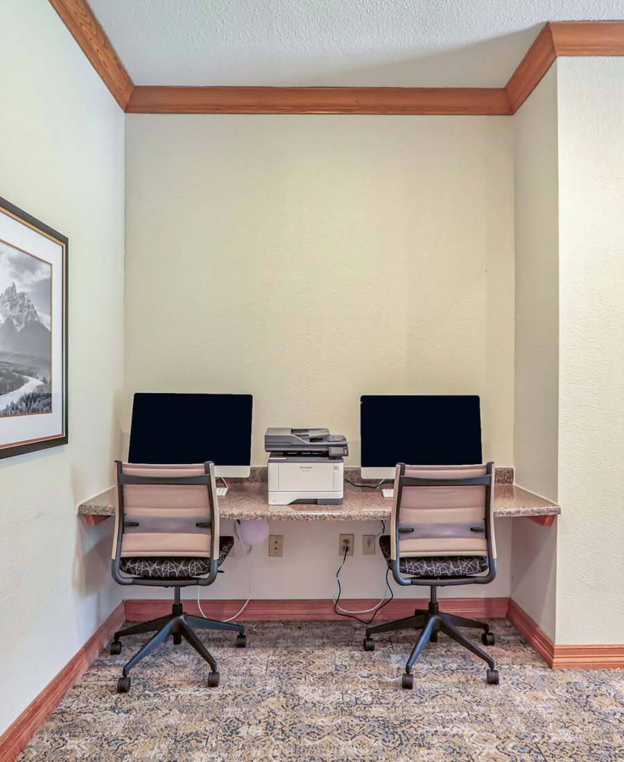 Business Center with computers