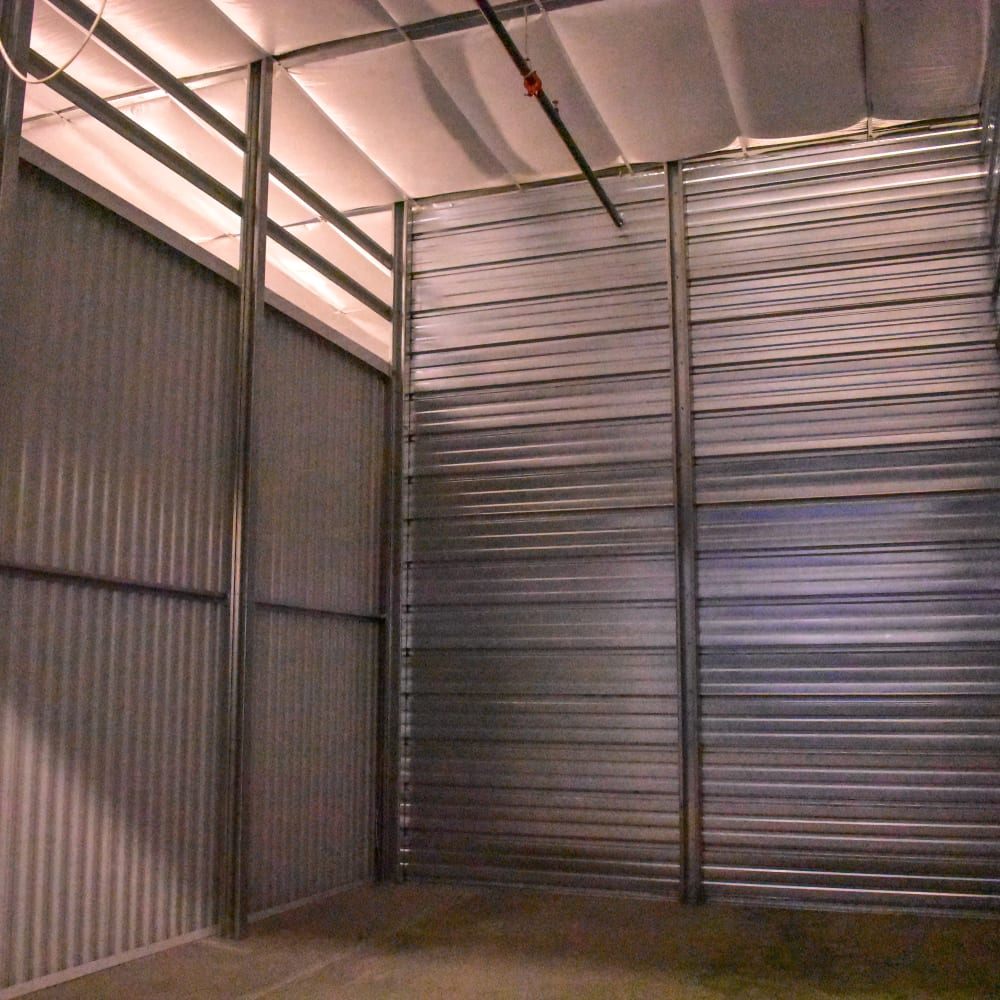 A large storage unit at STOR-N-LOCK Self Storage in Colorado Springs, Colorado