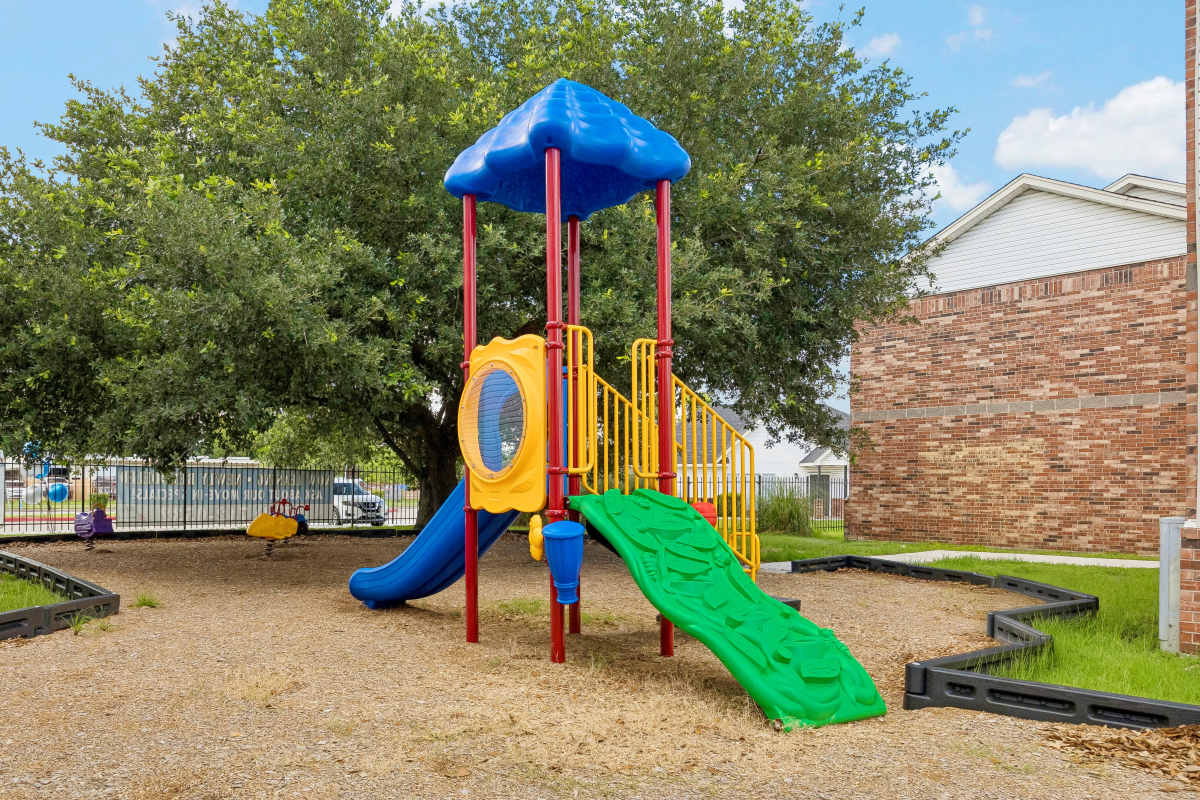 Playground at Meadowbrook Plaza in Houston, Texas