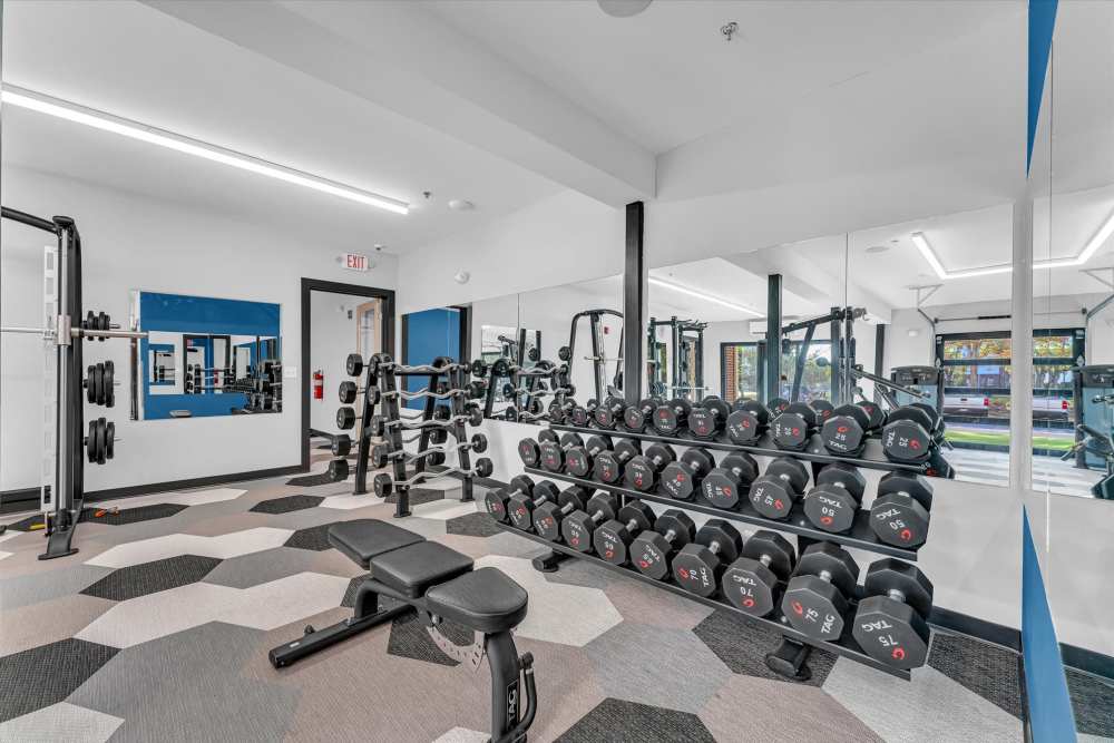 New fitness center at The Landing Fayetteville in Fayetteville, Arkansas