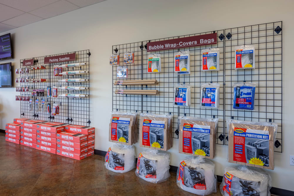 Moving suppies at Issaquah Highlands Self Storage in Issaquah, Washington.