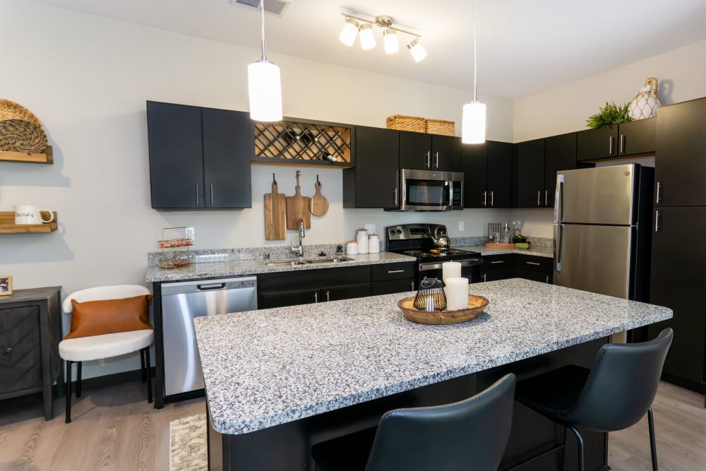 Kitchen island Wrenfield at Pleasant View in Madison, Wisconsin