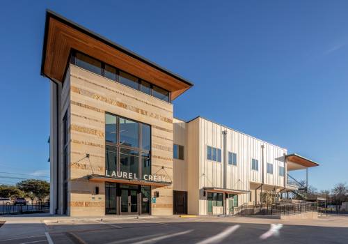 Community exterior at Laurel Creek Apartments in Austin, Texas