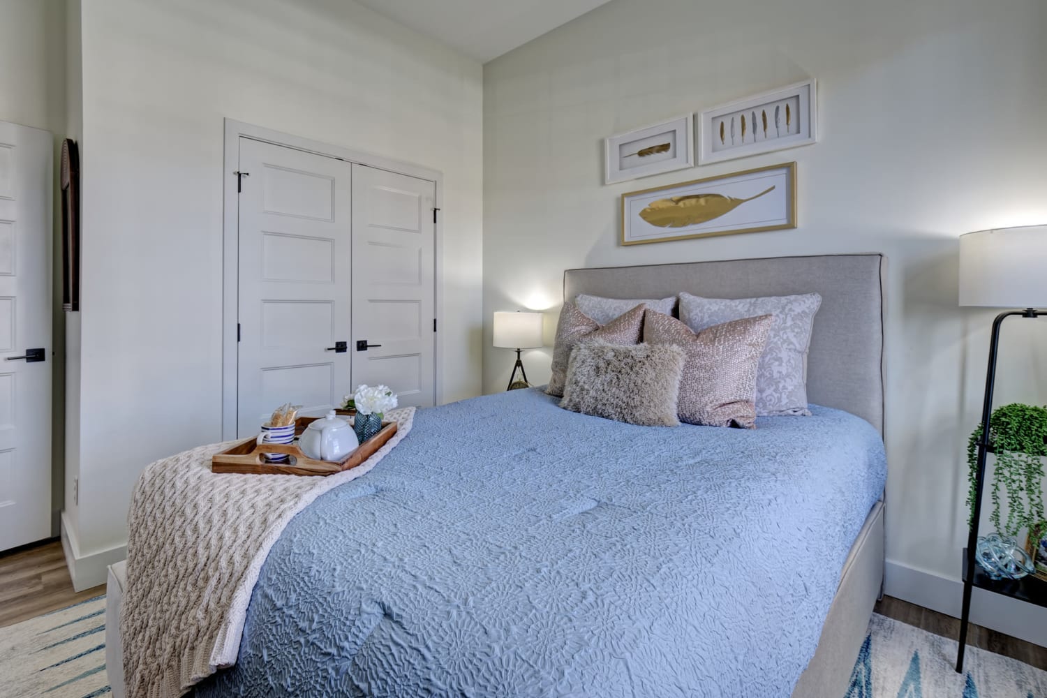 Comfy Bedroom at One Park in West Hartford, Connecticut