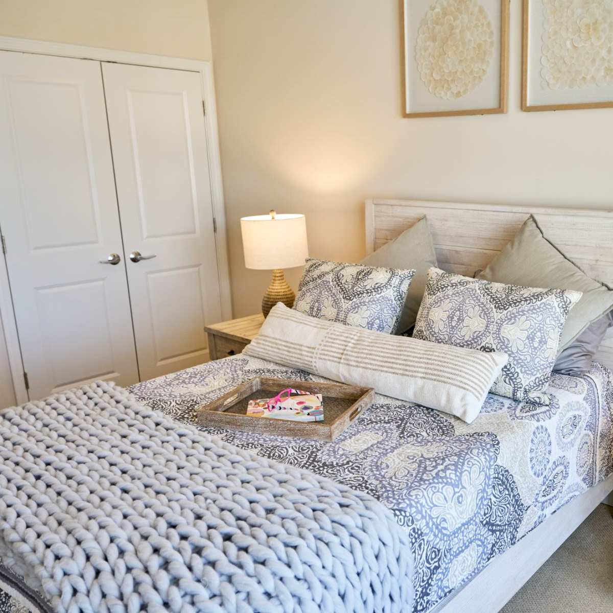 Cozy bedrooms at Harmony at Avon in Avon, Indiana