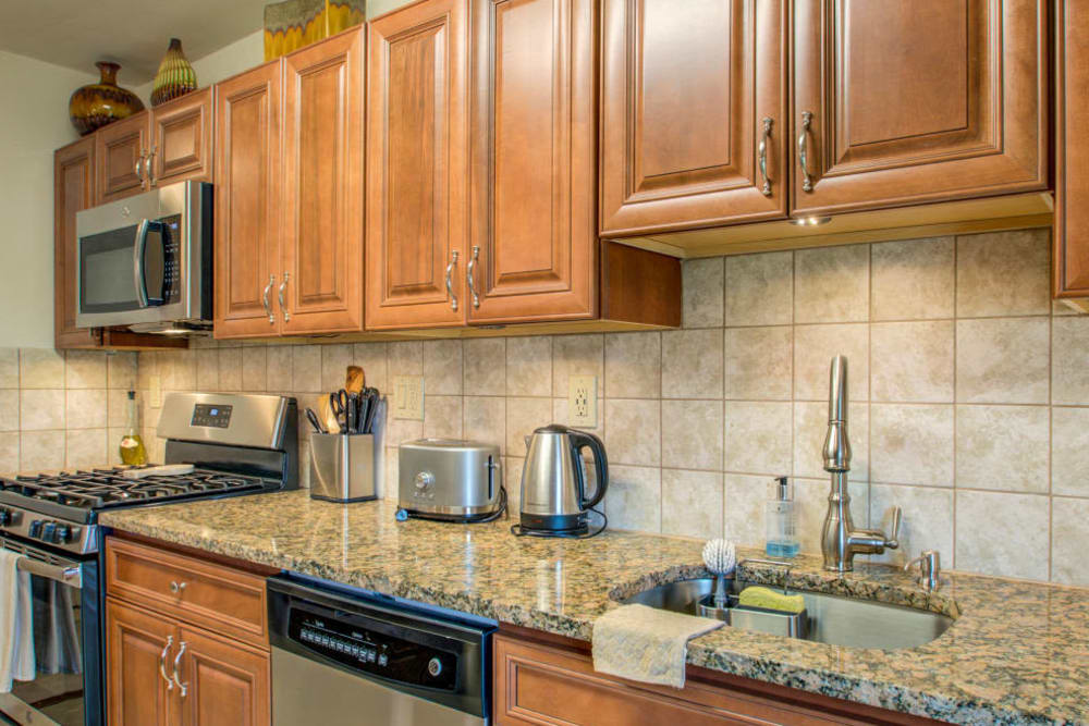 Kitchen at Chilton Towers in Elizabeth, New Jersey