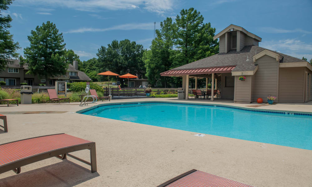 Pool at Sheridan Pond in Tulsa, Oklahoma