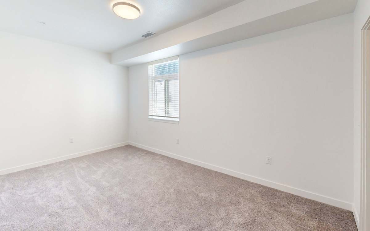 Unfurnished apartment bedroom at The Rose on Colfax in Denver,Colorado