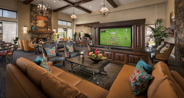Clubhouse lounge at San Artes in Scottsdale, Arizona