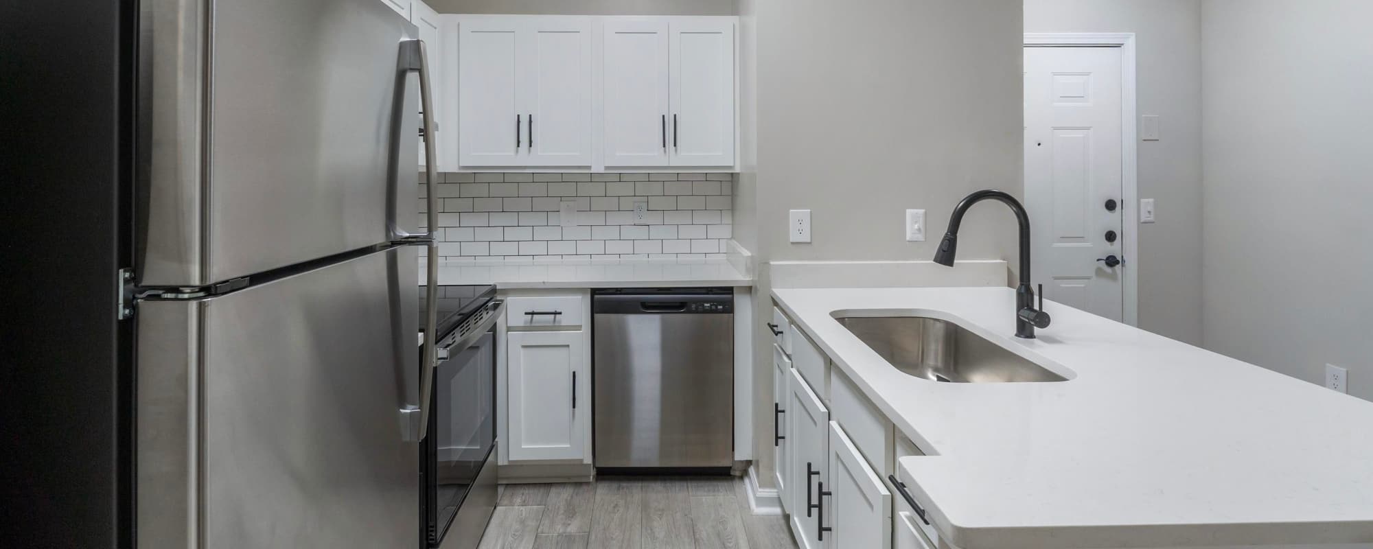 Kitchen at Grande Oaks in Roswell, Georgia