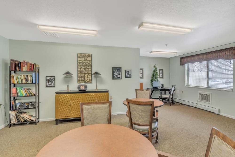 Activity room at Truewood by Merrill, Modesto in Modesto, California