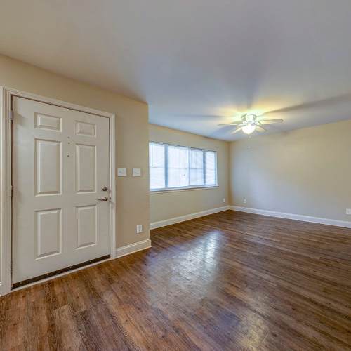 LVT flooring in townhome living area at Stanton Oaks in Atlanta, Georgia