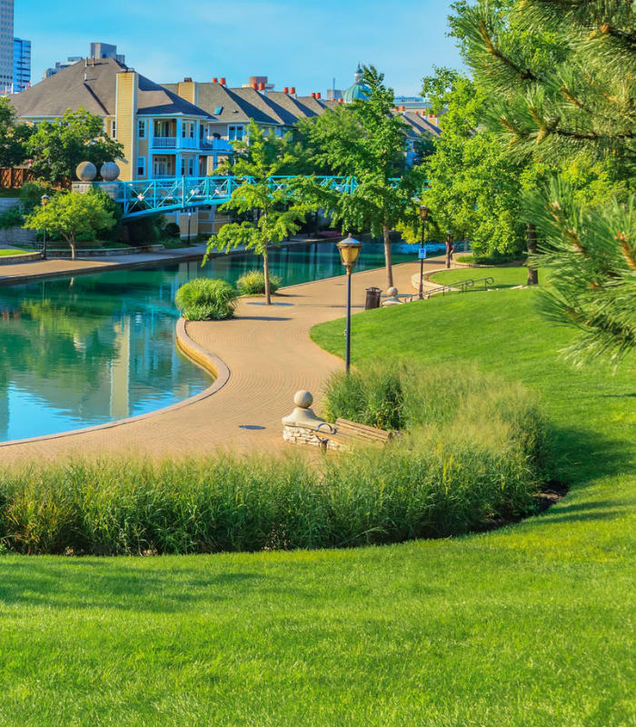 Sunny park near Emblem Alpharetta in Alpharetta, Georgia
