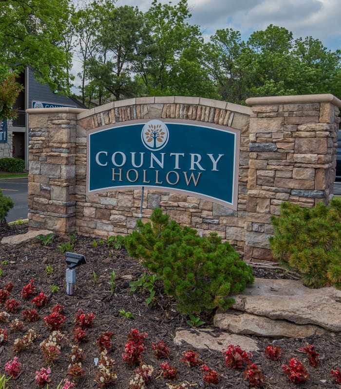 Front entrance at Country Hollow in Tulsa, Oklahoma