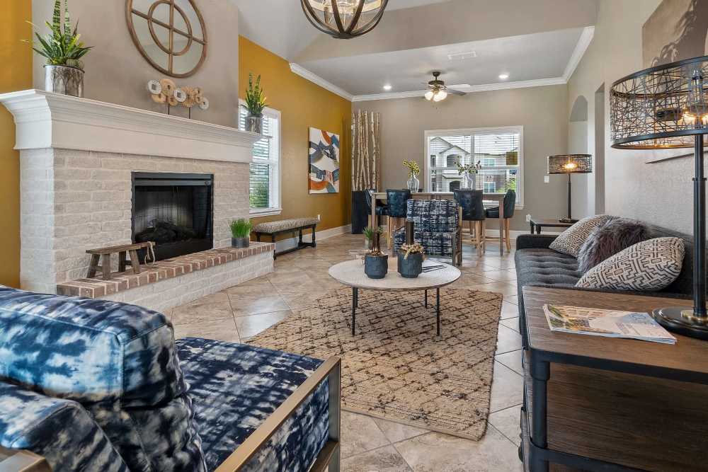 Community dining area in the cluhouse at Pine Creek in Paris, Texas