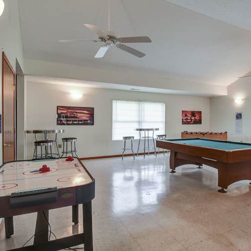 Community common room at Oakmont Greene I in Mount Hope, West Virginia