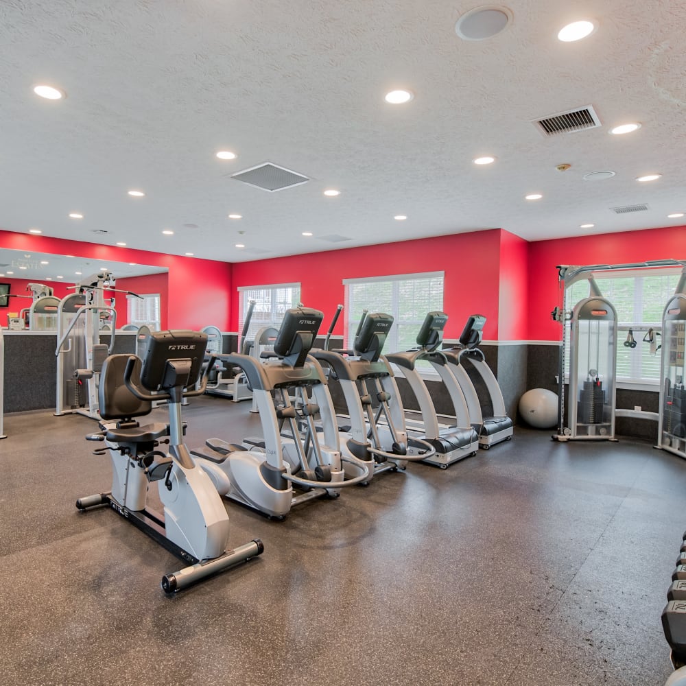 Fitness center at Parkside Estates, Canonsburg, Pennsylvania