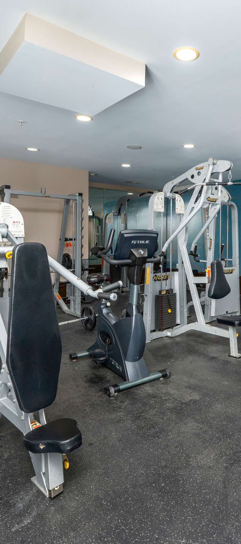 Fitness center at Mazza Grandmarc in College Park, Maryland